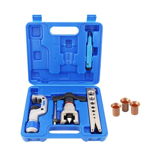 45° Eccentric Type Ratchet Flaring Tool for 3/16" - 3/4" Copper Aluminum Pipes