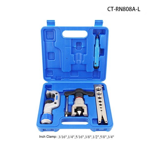 45° Eccentric Type Ratchet Flaring Tool for 3/16" - 3/4" Copper Aluminum Pipes - Image 2