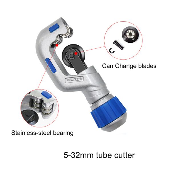 45° Eccentric Type Ratchet Flaring Tool for 3/16" - 3/4" Copper Aluminum Pipes - Image 5
