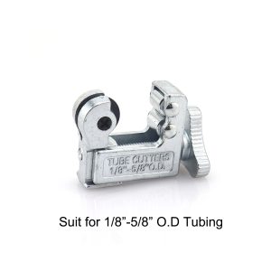 CT-127 1/8-inch to 5/8-inch Tube Cutter, Small Silver Tubing Cutter