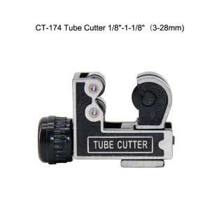 CT-174 1/8-inch to 1-1/8-inch Tube Cutter, Small Tubing Cutter for Tight Space