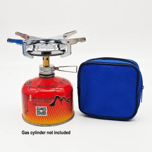 Lightweight Backpack Camping Stove with Butane Adapter for Hiking & Travel