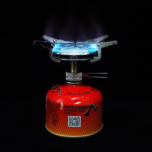 Lightweight Backpack Camping Stove with Butane Adapter for Hiking & Travel - Image 7