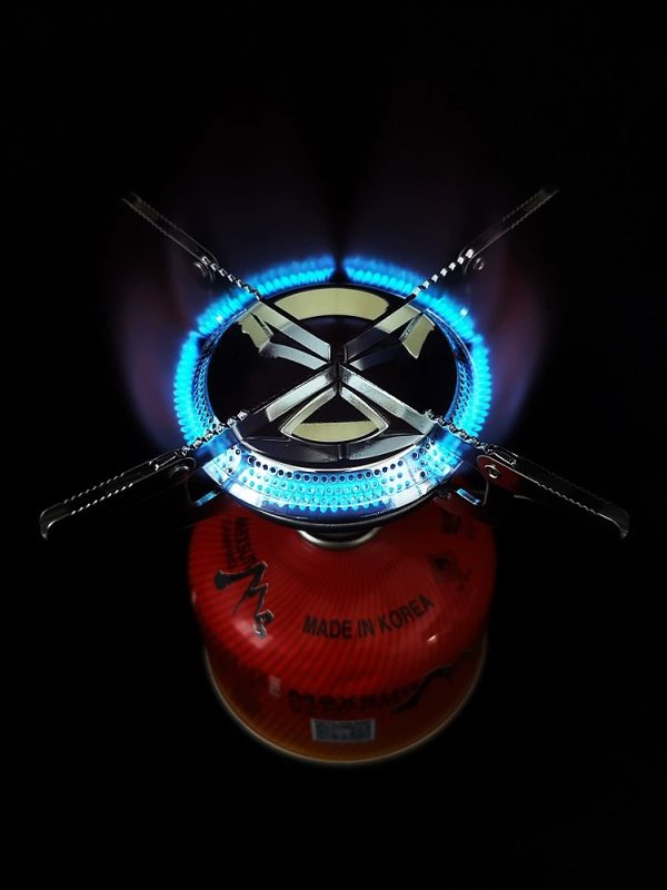 Lightweight Backpack Camping Stove with Butane Adapter for Hiking & Travel - Image 6