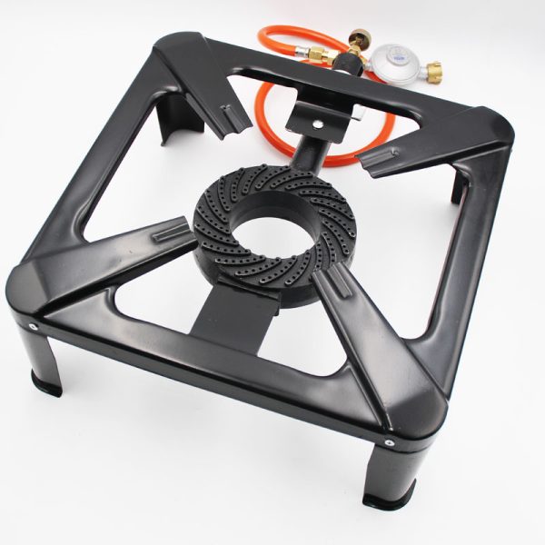 Euro Standard Adjustable Single High-Pressure Propane Burner Stove for Outdoor Camping - Image 8