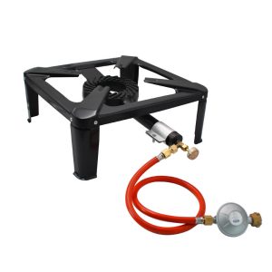 Euro Standard Adjustable Single High-Pressure Propane Burner Stove for Outdoor Camping