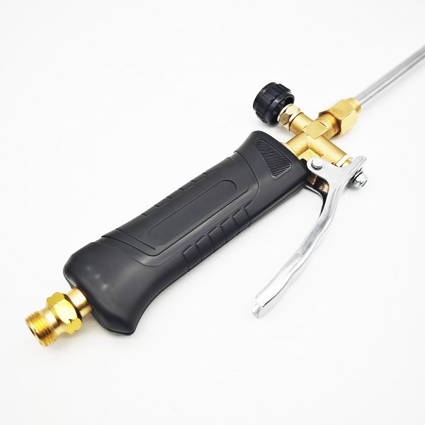 New Design Propane Torch Burner Weed Torch Trigger Start with Flame Control for Garden Wood Ice Snow Road 10ft hose - Image 9