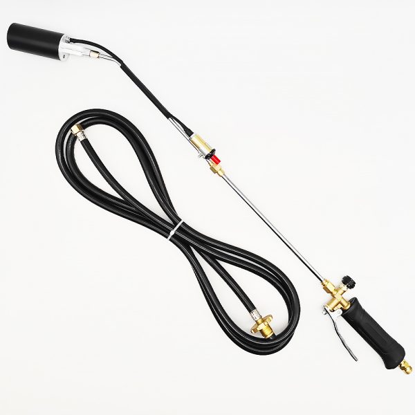 New Design Propane Torch Burner Weed Torch Trigger Start with Flame Control for Garden Wood Ice Snow Road 10ft hose - Image 3