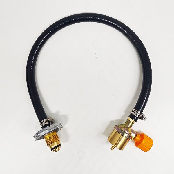 1.5FT Propane Refill Adapter Hose Kit with ON/OFF Control Valve for 1 lb Propane Tank Cylinder Bottle - Image 4