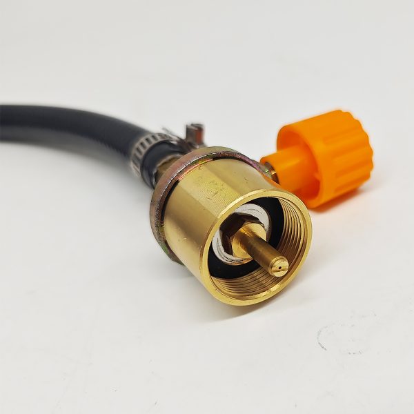 1.5FT Propane Refill Adapter Hose Kit with ON/OFF Control Valve for 1 lb Propane Tank Cylinder Bottle - Image 5