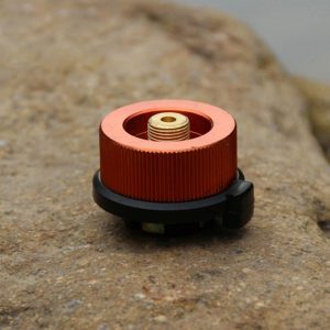 Gas Stove Adapter Input: Butane Canister, Output: EN417 Lindal Valve