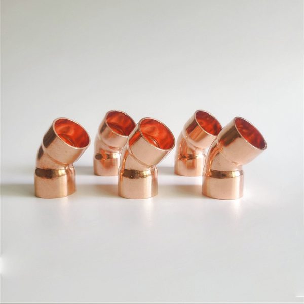 1/4" to 4-1/4" C X C Copper 45 Degree Elbow