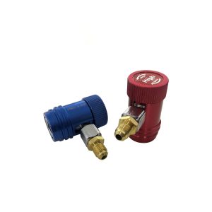 Adjustable R1234yf Adapter Quick Coupler Set -High/Low Side R1234yf Adapter Fittings