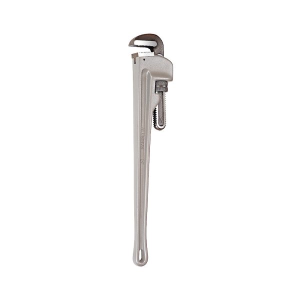 10-inch Heavy Duty Aluminum Straight Pipe Wrench, Adjustable Plumbing Wrench - Image 7