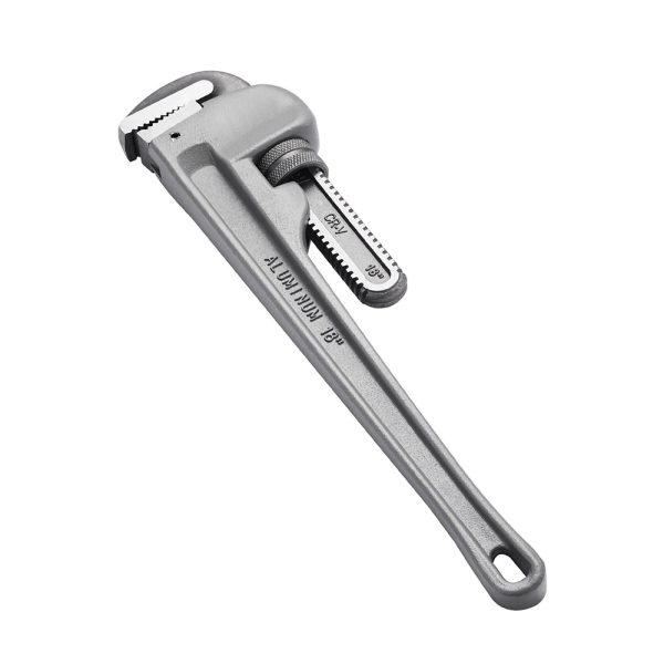 10-inch Heavy Duty Aluminum Straight Pipe Wrench, Adjustable Plumbing Wrench - Image 6