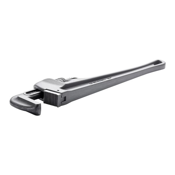 10-inch Heavy Duty Aluminum Straight Pipe Wrench, Adjustable Plumbing Wrench - Image 5