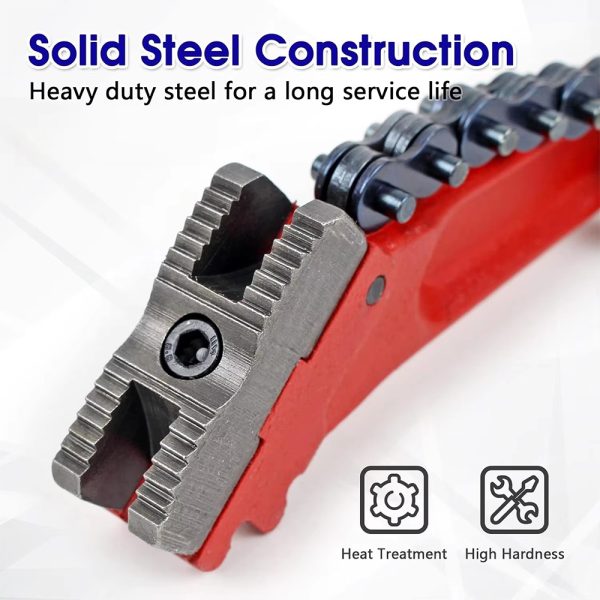 Heavy Duty 14inch Chain Pipe Wrench,2in Piping Capacity - Image 7