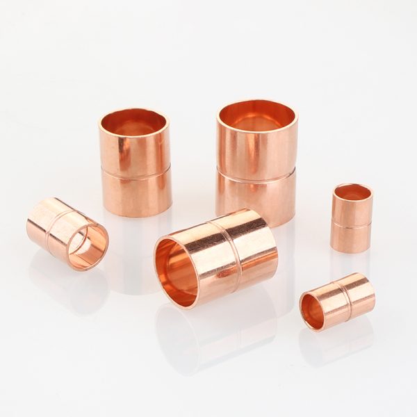 1/4" to 4-1/4" C X C Copper Coupling, With Stop - Image 4