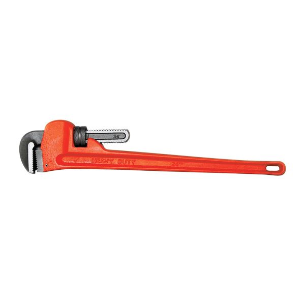 24-inch Heavy Duty Straight Pipe Wrench, Adjustable Plumbing Wrench - Image 4