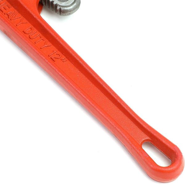24-inch Heavy Duty Straight Pipe Wrench, Adjustable Plumbing Wrench - Image 8