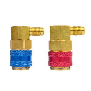 L Type R134A Adapter Quick Coupler Set -High/Low Side 134a Adapter Fittings