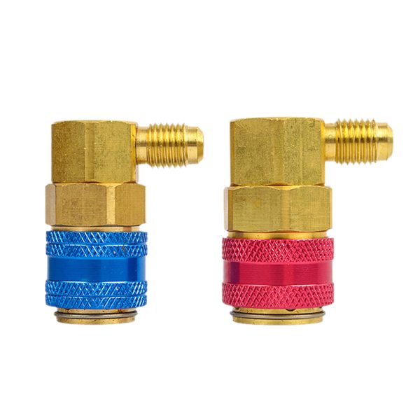 L Type R134A Adapter Quick Coupler Set -High/Low Side 134a Adapter Fittings
