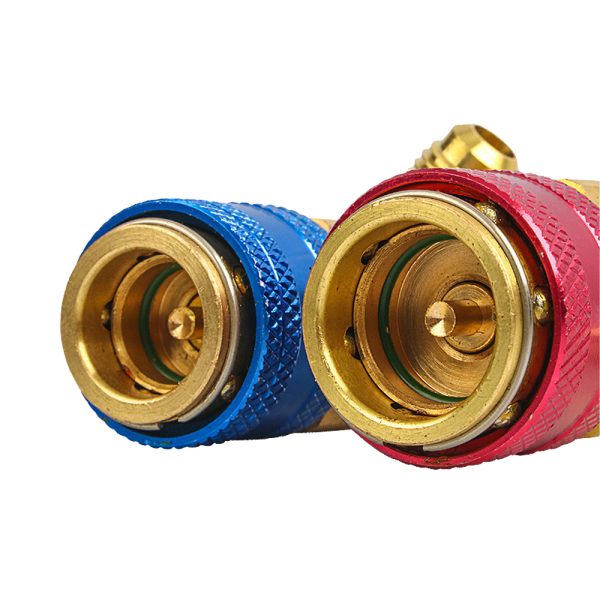 L Type R134A Adapter Quick Coupler Set -High/Low Side 134a Adapter Fittings - Image 3