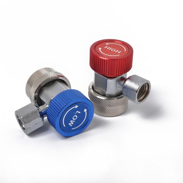 Adjustable R134A Adapter Quick Coupler Set -High/Low Side 134a Adapter Fittings - Image 3