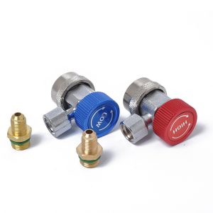 Adjustable R134A Adapter Quick Coupler Set -High/Low Side 134a Adapter Fittings