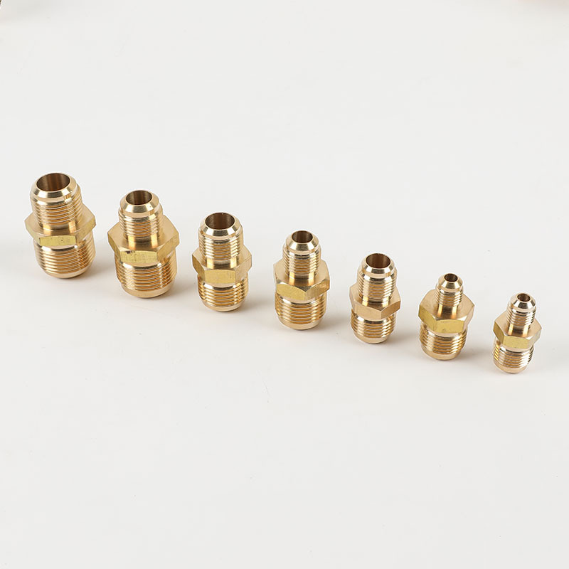 Reducing Male Brass Flare Union Connector, 2 Pcs - Image 2