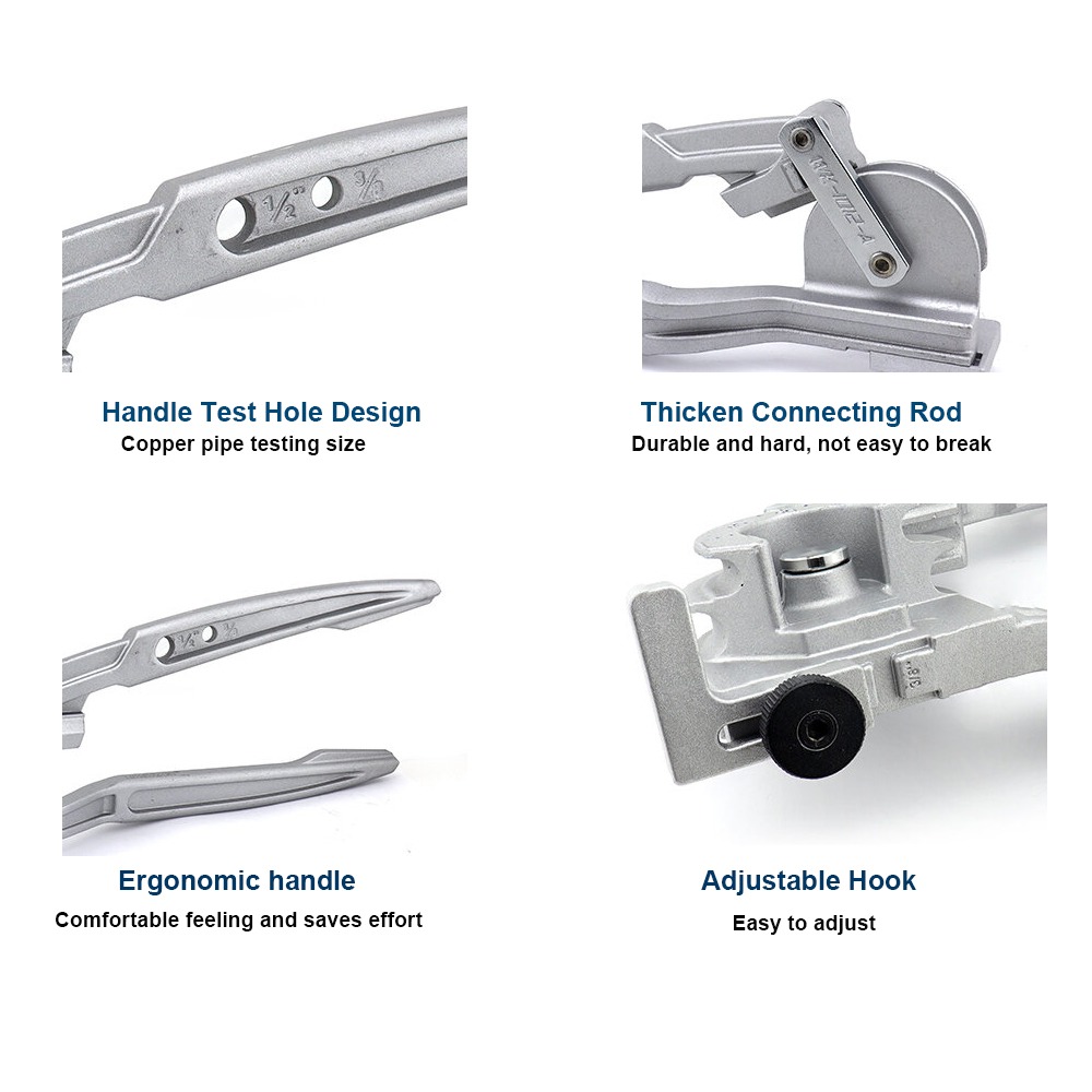180 Degrees 1/2", 3/8" Copper Pipe Bender - Image 3