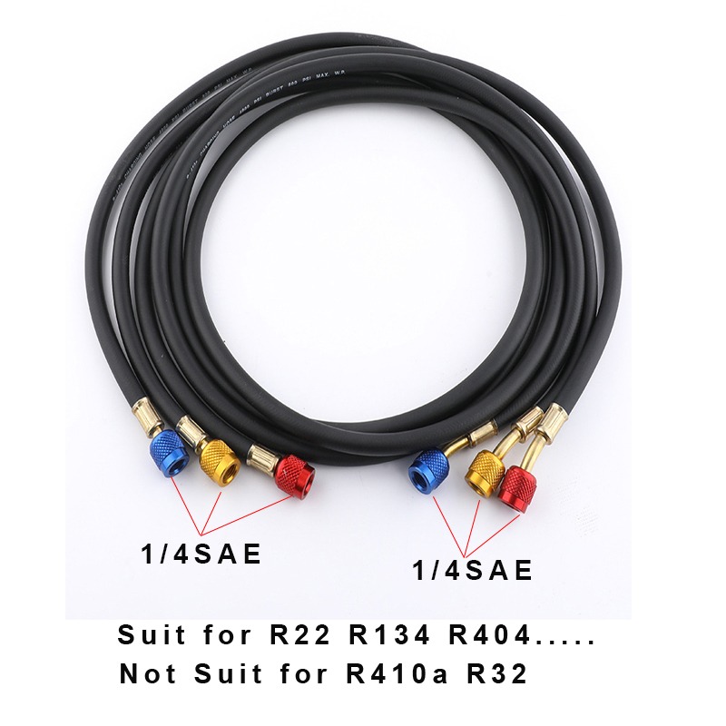 CHUNCHI R134a Charging Hose AC Charge Hose Set of 3 - Image 2